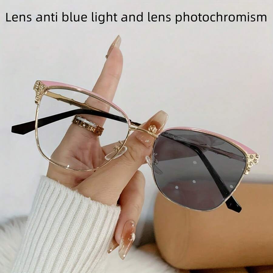 Fashionable Women's Rhinestone - Sunglasses Cat Eye recension och pris