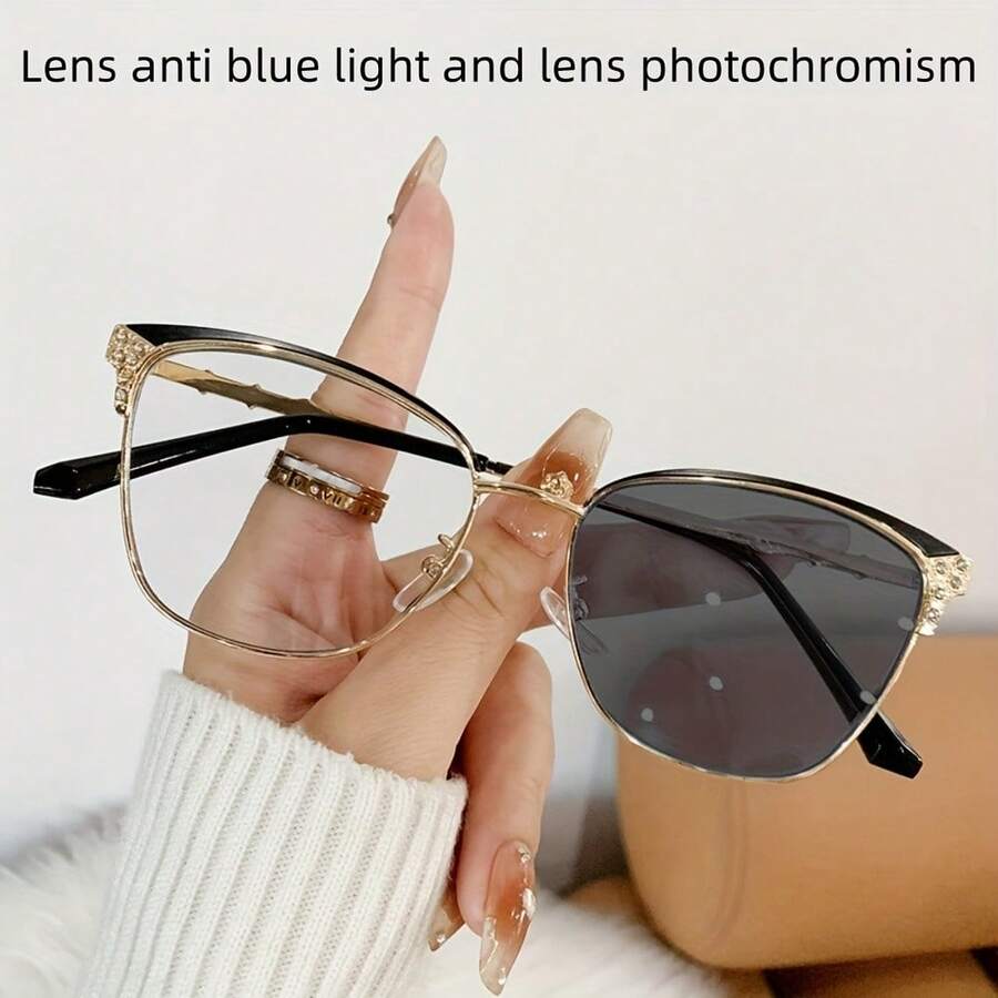Fashionable Women's Rhinestone - Sunglasses Cat Eye recension och pris