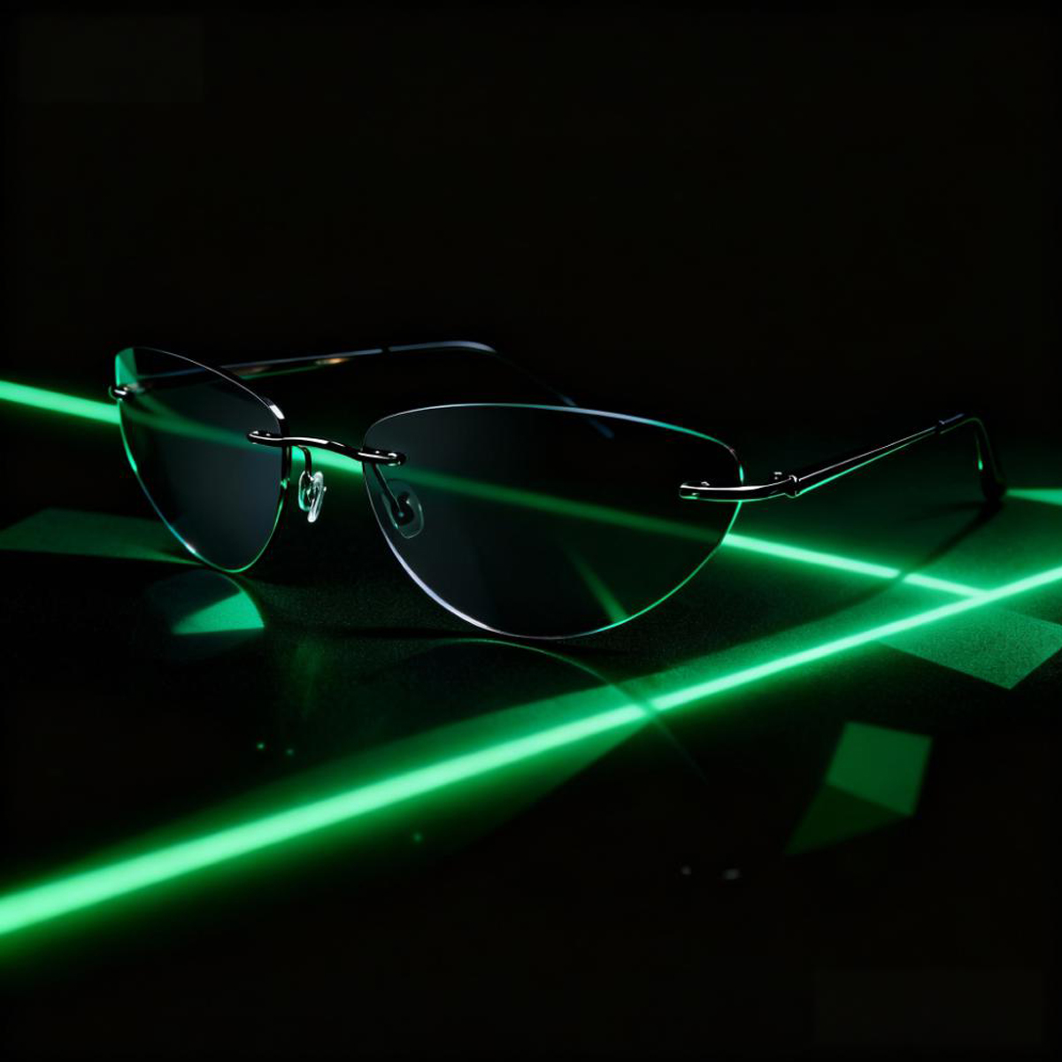 Fashion Rimless Sunglasses, Ca - Sunglasses Cat Eye recension och pris