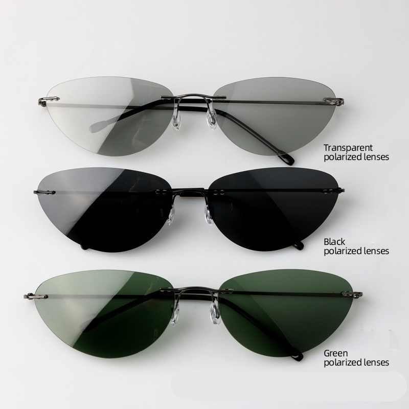 Fashion Rimless Sunglasses, Ca - Sunglasses Cat Eye recension och pris