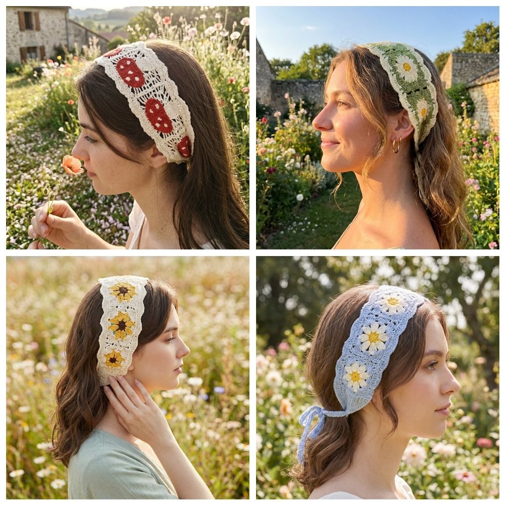 Elegant French Knitted Headban - Headband Summer Knit recension och pris