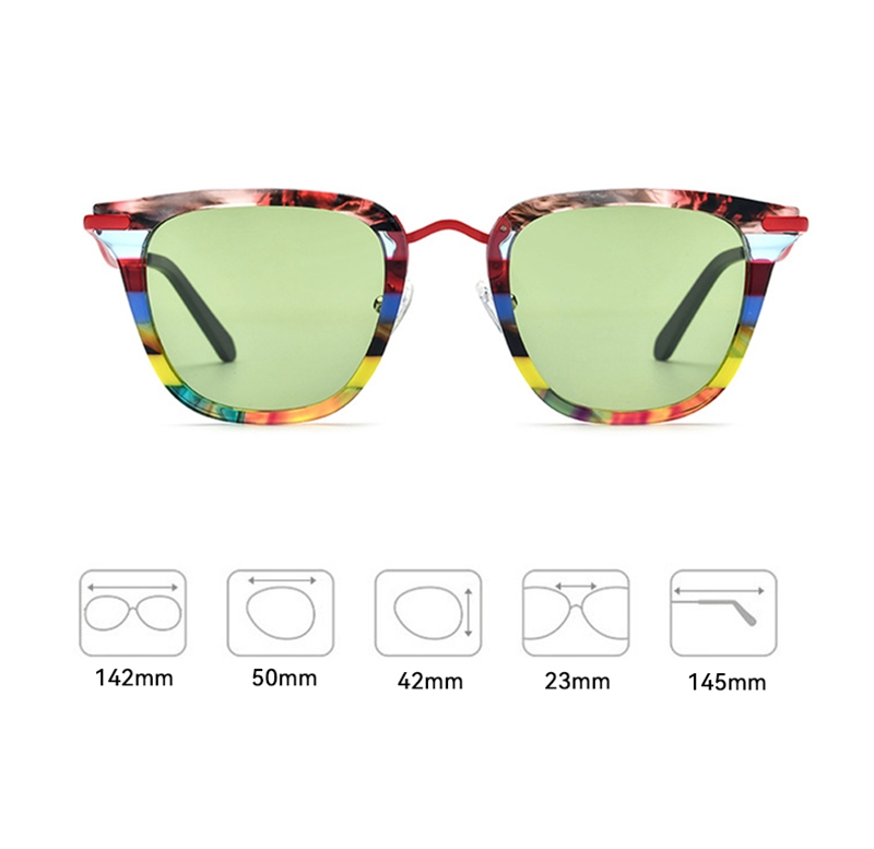 Acetate Thick Sun Glasses Wome - Sunglasses Cat Eye recension och pris